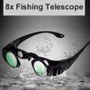 VBESTLIFE 8x Binoculars, Hands-Free Fishing Binoculars, Portable Fishing Glasses for Birdwatching, Sports, Concerts, and Theaters