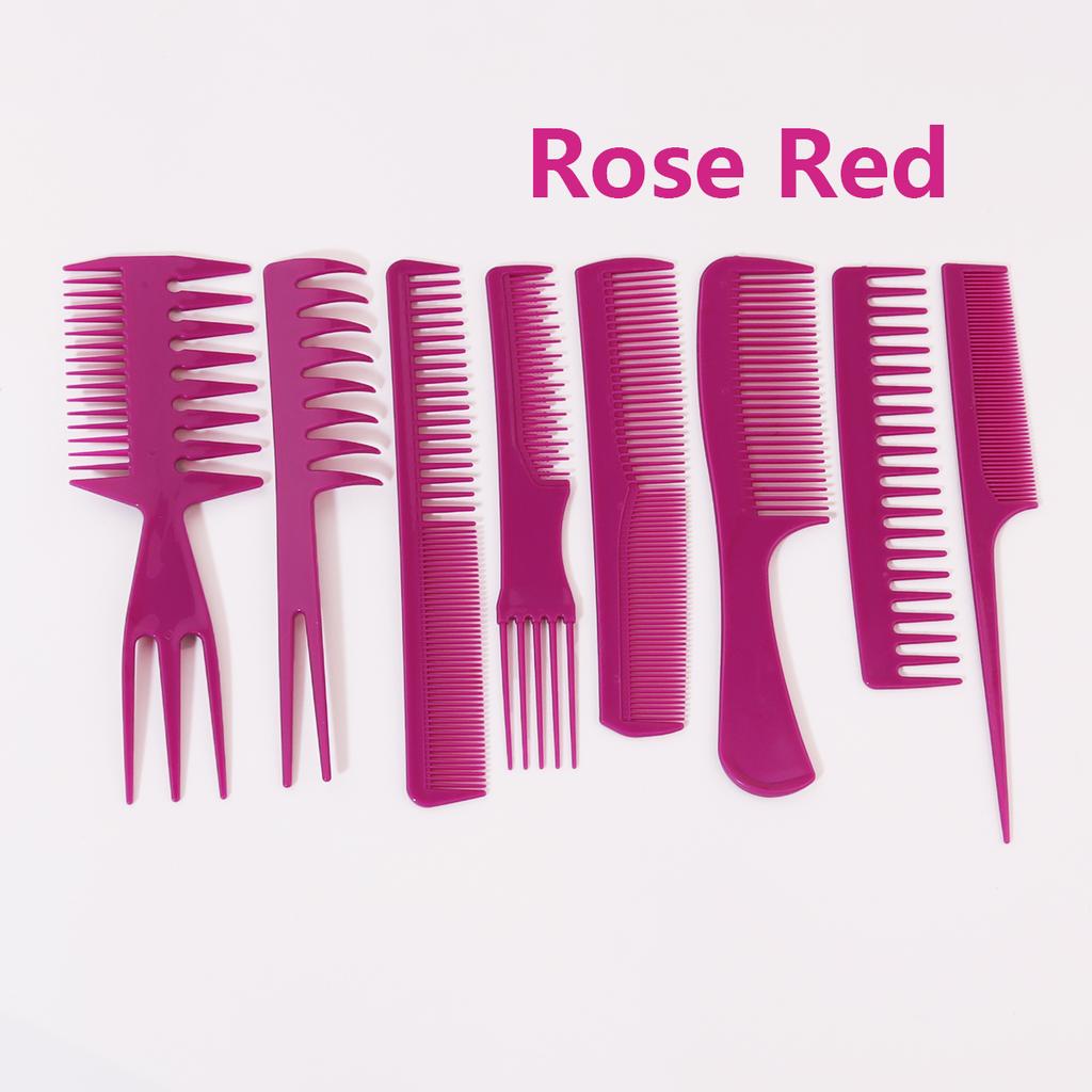 8 Piece Styling Hair Comb Anti Static Ponytail Comb Makeup Comb Hair Clipper Accessories Hair Comb Special for Real Hair Wigs