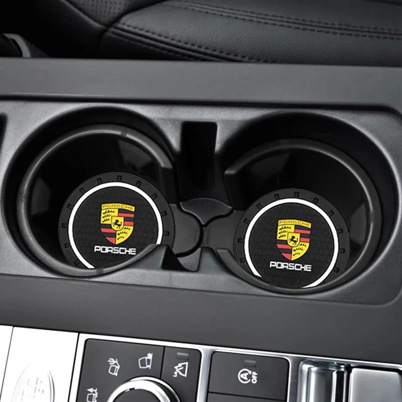 2 stk Bil Sklisikker Underlag Vannkopp Tilbehør For Porsche Cayenne Macan 911 Gt3 918 928 944 968 Boxster Panamera
