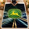 Flannel Blanketjohn Deere Warm Soft Throw Blanket for Indoor Sofa Bed Living Room Use