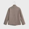 2024 Autumn/Winter Women's Two-Tone Wool Coat: European & American Street Fashion