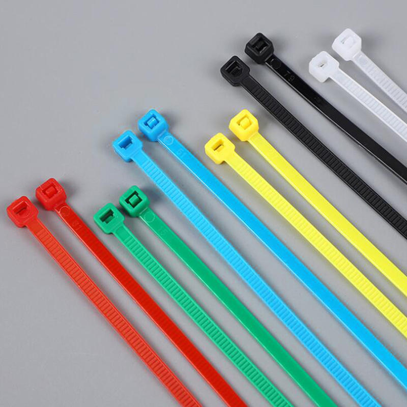 100 Stück Kunststoff Wiederverwendbare Kabelbinder Nylon Mai Wickelgurte Krawatten Slipknot Lockerer Slipknot Recyceln Organizer Abnehmbar