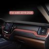 Für Volvo XC60 Innendekoration Mittelkonsolenfolie Wildleder Innenzubehör 2018-2026