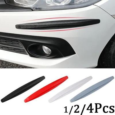 2/4Pcs Car  Bumper Protector Strip Anti-Collision Patch Guard Corner Protection Strips Scratch Protector Anti-collision  Auto Accessories