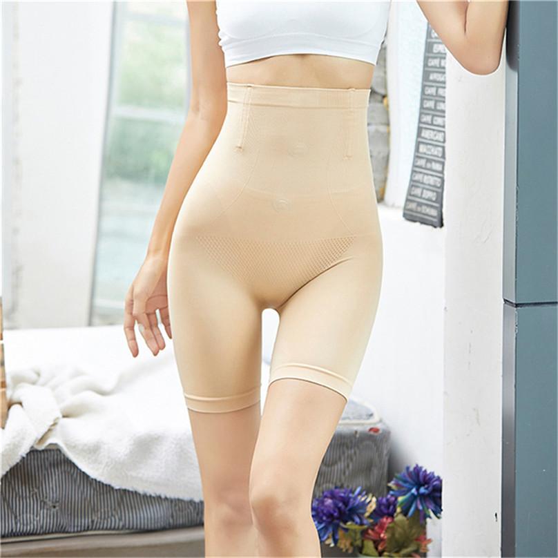 Summer Women's Hip Lifting Body Shapers Underwear High Waist Strong Postpartum Control Bottom Wear Tummy Underwear