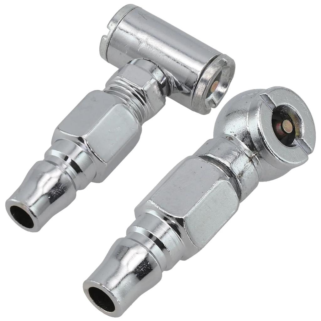 Car Truck Tire Quick Charging Hand-Operated Inflating Rod Single/Double Head Inflatable Pump Valve Clip Clamp Connector Nozzle