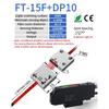 GTRIC Through-Beam Matrix Array Fiber Optic Sensor Set With Digital Display Amplifier 12-24V DC PNP Fast Response Optical Switch