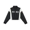 Sportjacke Damen Schwarz/Segelweiß IH8479-010