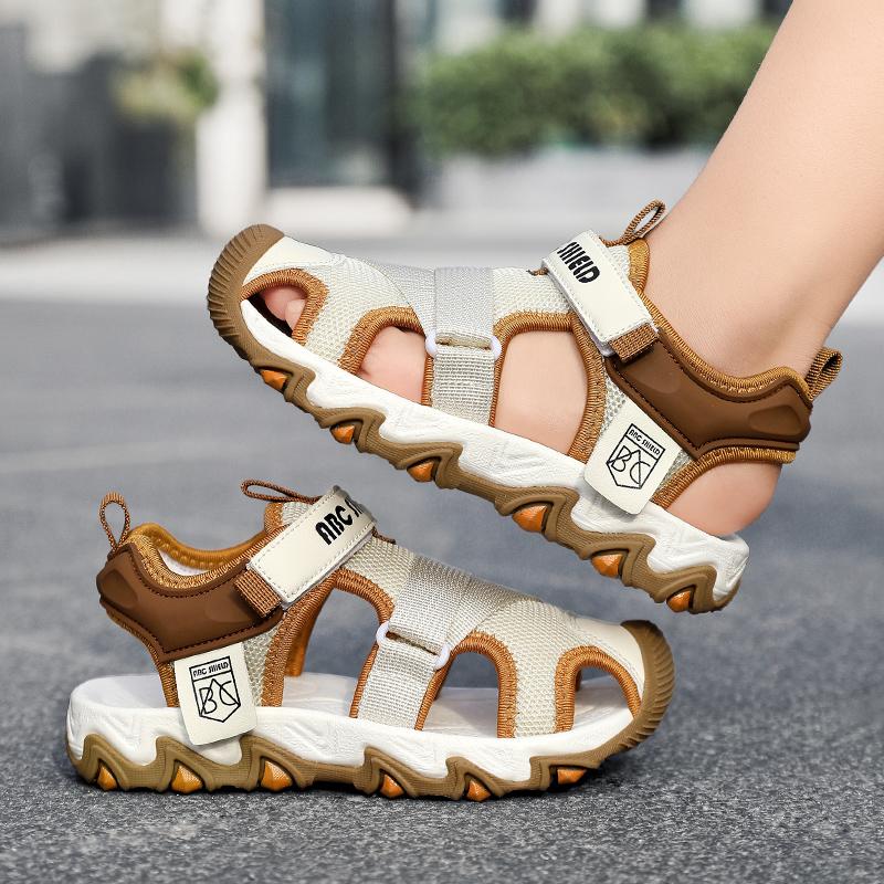 28-39 Summer Kids Closed Toe Collision Prevention Girls Sandals Sports Shoes Boys Sandals Flip-Flops