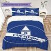 Set Copripiumino Trapuntato con Fantasia Everton FC Federa Decorazione per la Casa Regalo di Compleanno (1 * copripiumino + 2 * federe senza imbottitura)40