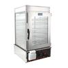 Commercial Automatic Baozi & Mantou Steamer with Insulated Glass Cabinet