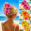 Artificial Floral Hair Claw Simulated Flower Hair Clip Colorful Flower Hairpin  Beach Outfits