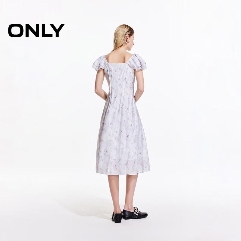 ONLY Ruffled Off-Shoulder A-Line Midi Dress