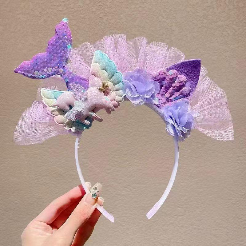 Eco-Friendly Parent-Child Mermaid Fashion Show Outfits - Handmade DIY Materials for Kids' Environmental Fashion