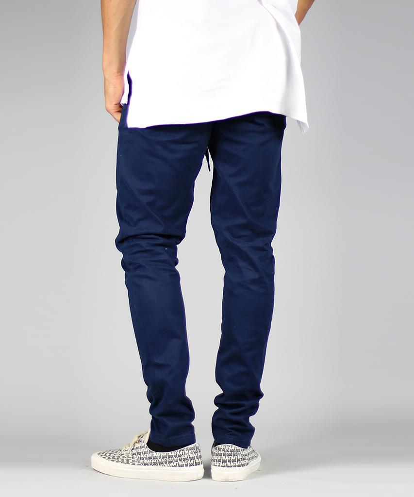 Haipeodenim Dark Navy Drop Crotch Pants