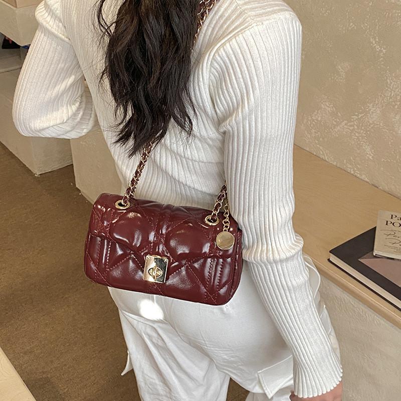 French Leather Waxed Pu Crossbody Bag With Zipper Closure For Office And Casual