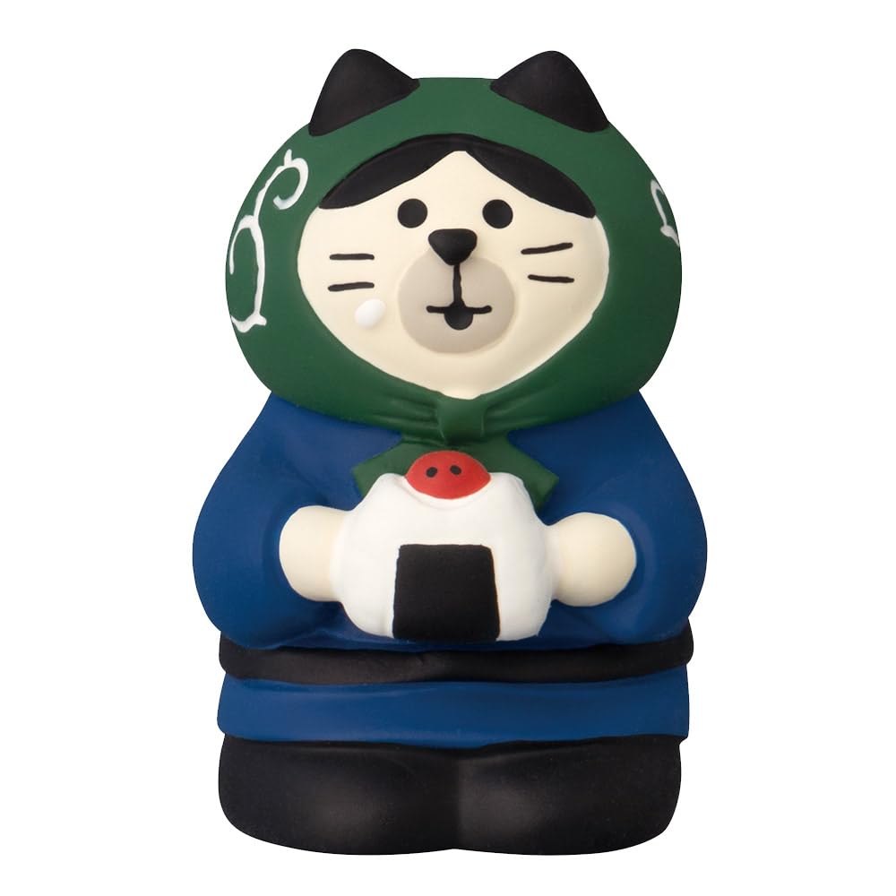 Decor Corporation Concombre Thief Cat Rice Ball Size Approx. W2.8 D2.8 H4.3 ZCB-35808