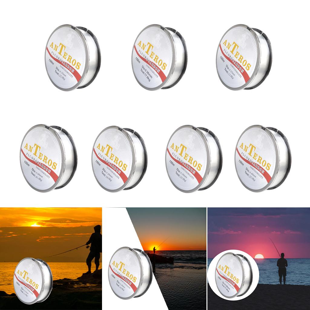 

150 M Fluorocarbon Fishing Line Underwater Shockproof Line for Salted Water Freshwater Trout Fishing Accessories 0.6 91lb
