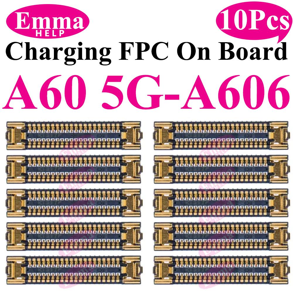 10pcs Charging Connector FPC For Samsung S25 S24 S23 S26 A15 A12 A72 A73 A05S A51 A71 A54 Motherboard FPC Connector 78Pin