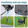 Solar Garden Lights Solar Outdoor Butterfly Lights Wind Swaying Outdoor Lights For Outside Fence Yard Lawn Garden Decor