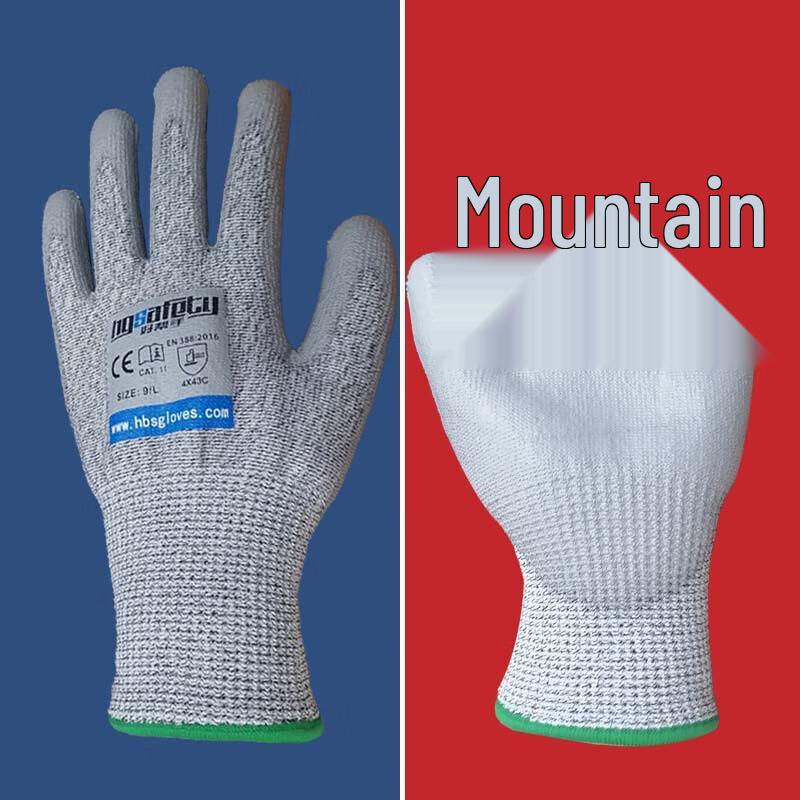 

Xinyu Level 5 Cut-Resistant PU Dipped Work Gloves