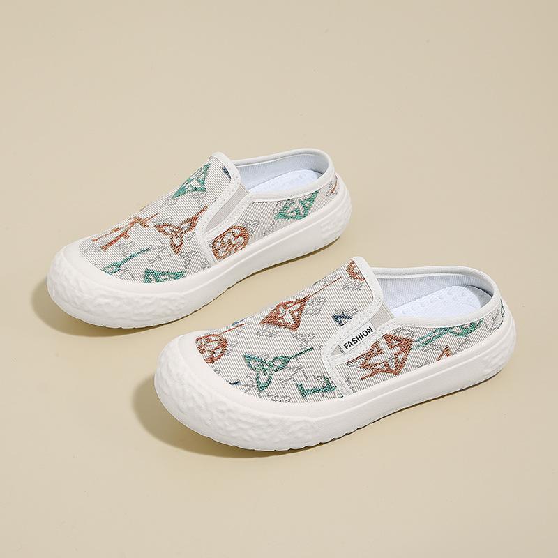 

Женские корейские спортивные и повседневные полушлепанцы, легкие, удобные, с поддержкой свода стопы, нескользящие, амортизирующие, мягкие, эластичные, дышащие, модные туфли 40 бежевый