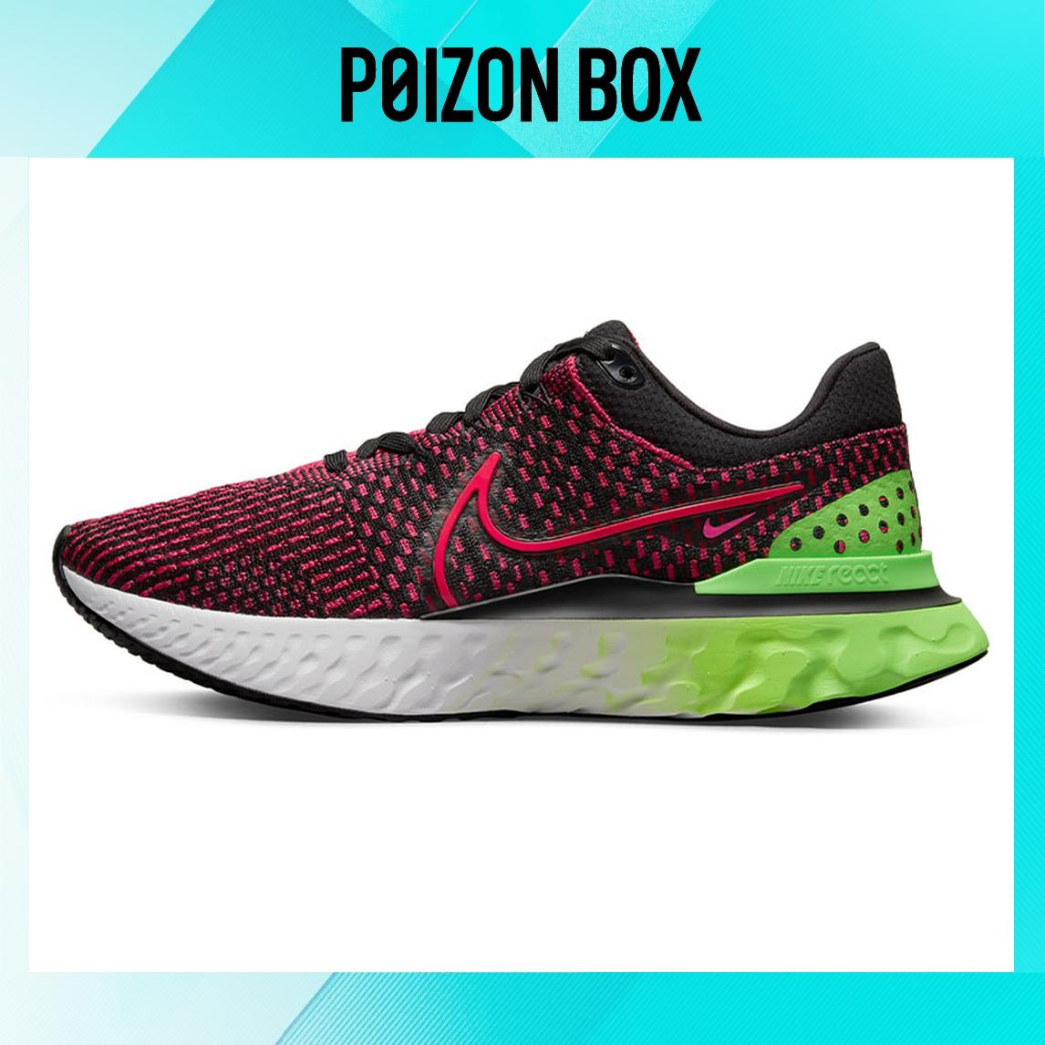 

кроссовки Nike React Infinity FK 3 Low-Top Running Shoes Red/Black/Green DH5392-003