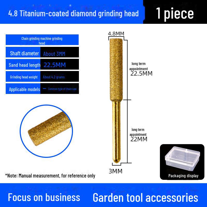

Керамические алмазные наждачные цепные головки для электропил 4.8 Grinding Head золотой