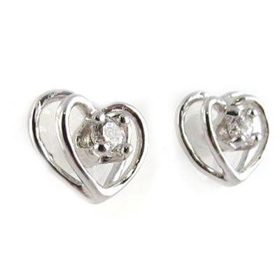 [F1316] - Silver Earrings 'Love Actually'