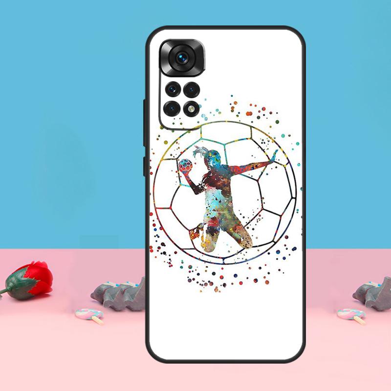 

Handball Sport Cover For Xiaomi Redmi Note 14 Pro 9 10 11 12 13 Pro 11S 12S Case For Redmi 14C 12C 10C 13C Redmi 12 4G