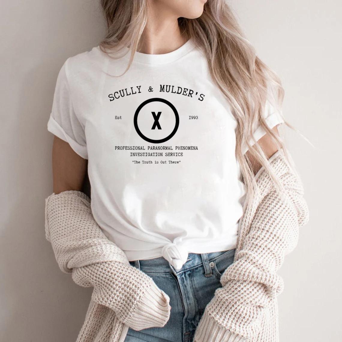

Scully&Mulder s Paranormal Investigation Shirt The X-Files X Files Shirt Scully And Mulder Shirt The Truth Is Out There 90s Tee 4XL