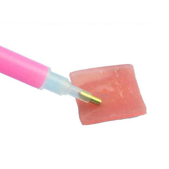 20Pcs Paste DIY Sticker Dotting Diamonds Point Pen Drilling Mud Nail Art