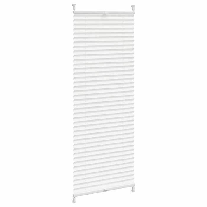 Store plissé - Plissé - 60 x 150 cm - Blanc - Tamisant (montage sans perçage)
