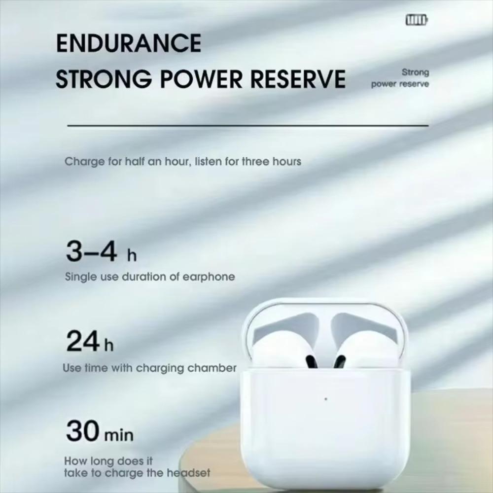 With Mic Pro4 TWS Wireless Earphones Ultra Open Stereo Headphones New Bluetooth Headset