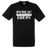 Mens Public Enemy Connor T2 Sci-Fi Movie Quote Unisex Black 100% Cotton T-shirt Mens Tees Top