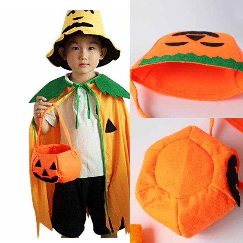 Halloween Pumpkin Bag Large Capacity Handbag Candy Bag Holiday Gift Pumpkin Tote Bag Party Supplies Photoshooting Props