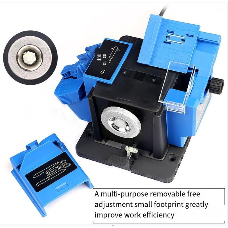 Multifunction Electric Knife Sharpener Drill Sharpening Machine Knife Scissor Sharpener Household Grinding Tool