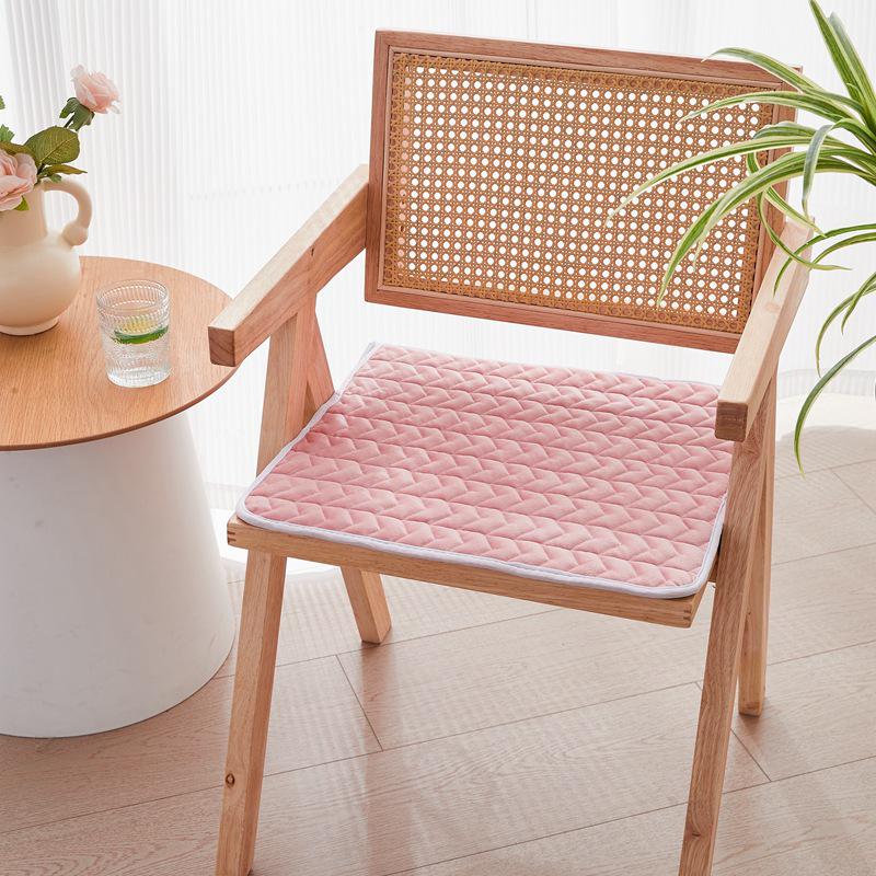Clearance: Plush Dining Chair Cushion with Ties for Autumn/Winter