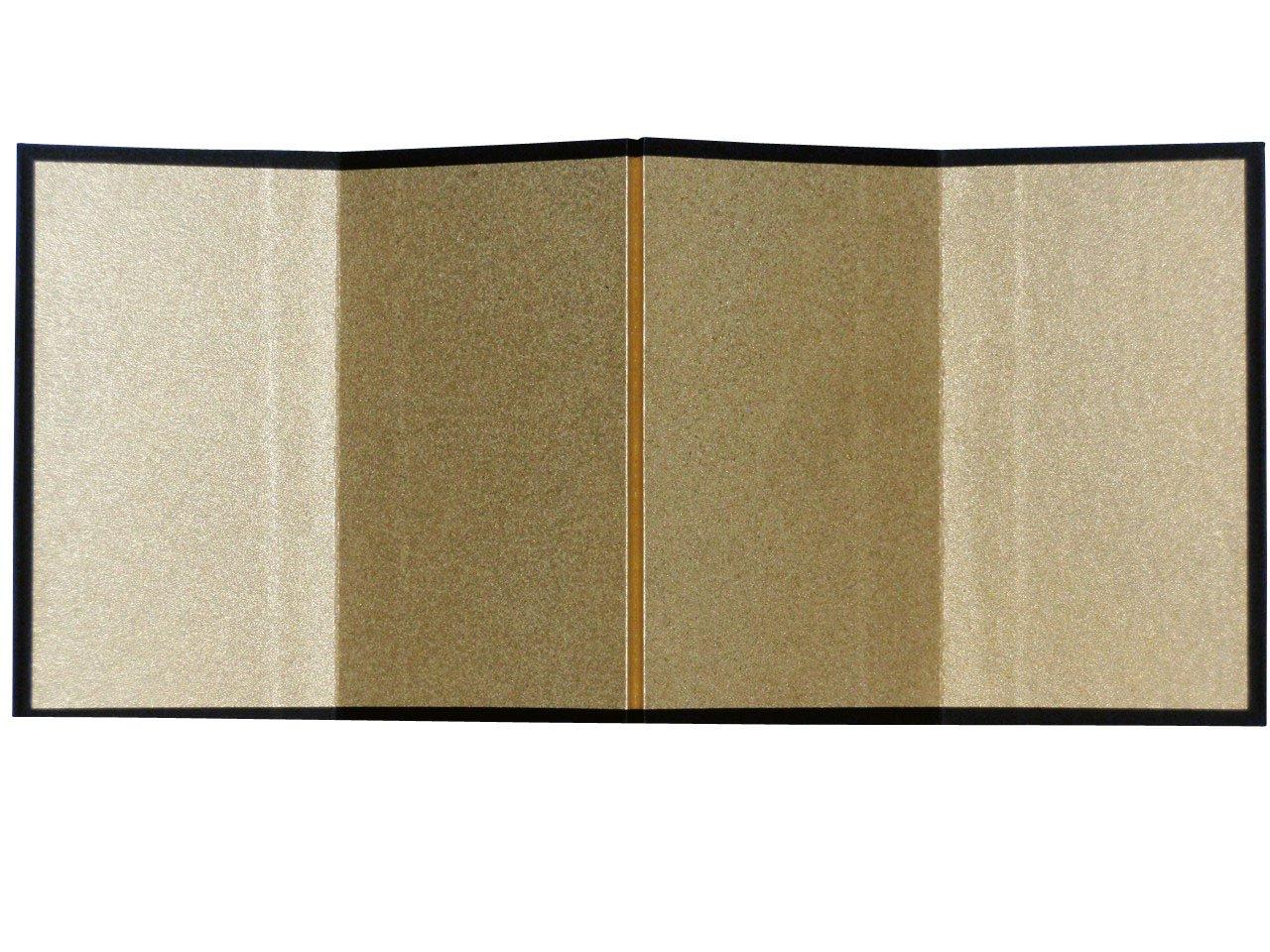 

Мини золотая складная ширма Западное золото В120 х Ш270 (матовая штамповка) четырёхпанельный,