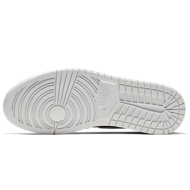 New Jordan 1 Retro High 'Neutral Grey Hyper Crimson' 555088-018