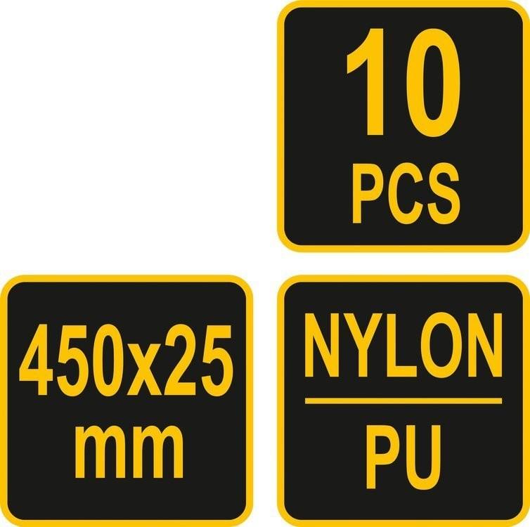Velcro Band 450mm 10 Pcs. 73845 VOREL