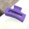 High-End Frosted Solid Color Hair Clip for Women
