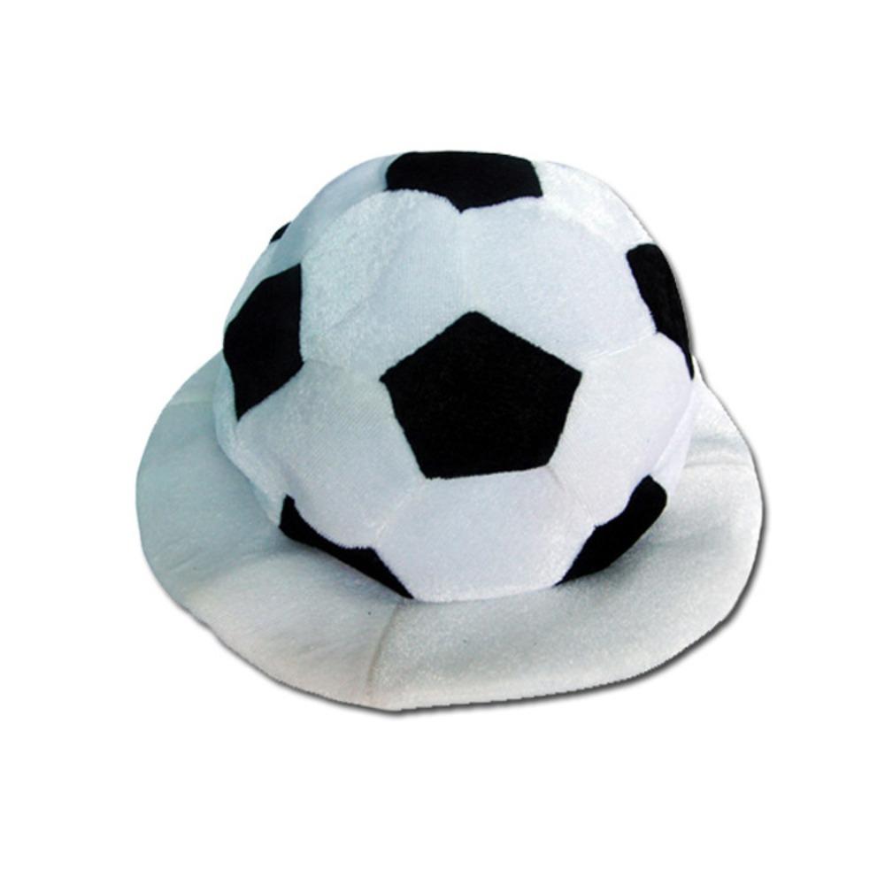 Comfortable Plush Football Hat Soft Football Headgear Cartoon Soccer Head Cover Sports Fans