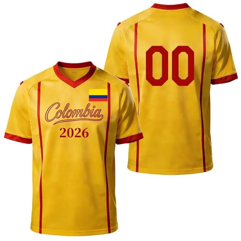 Korea Canada Chana Qatar Flag Football T Shirt Custom 3d Printed Short Sleeve Casual Oversized Tops