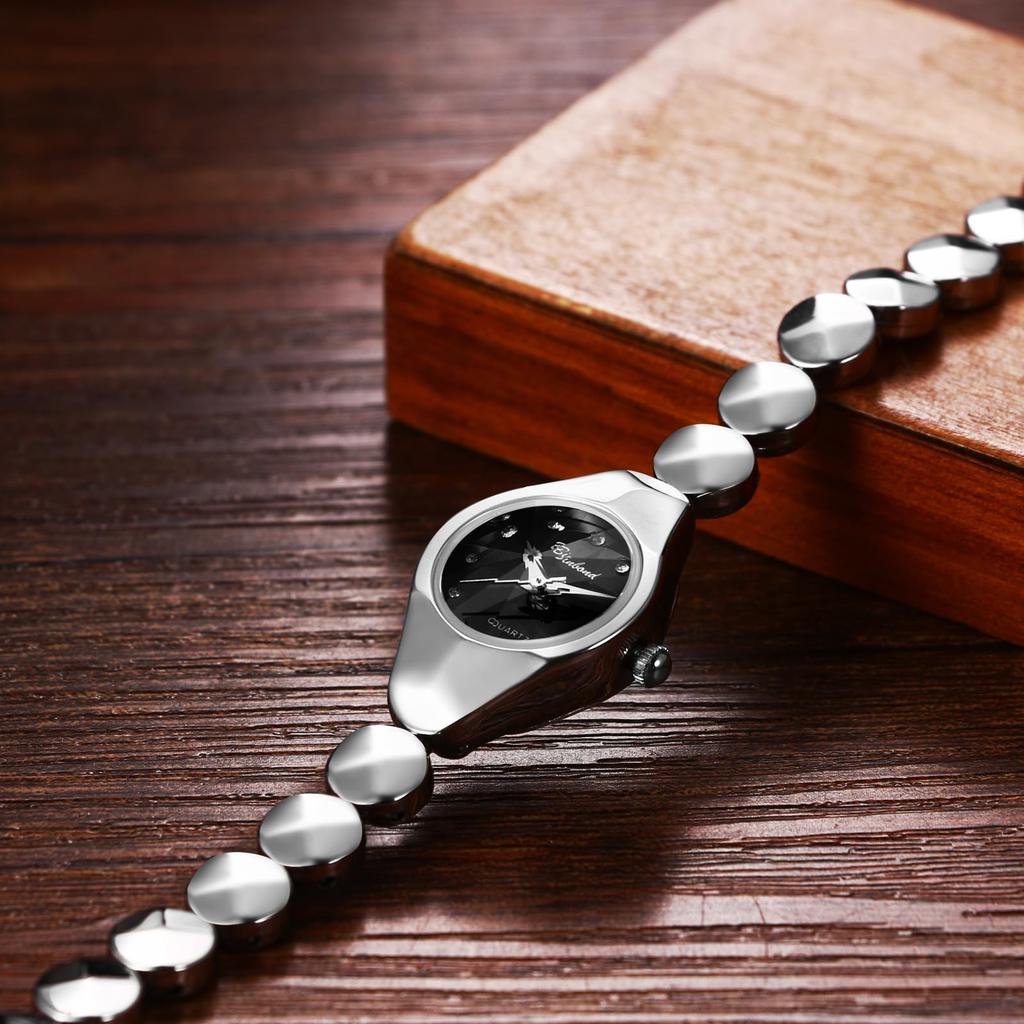 Cute and Popular Adjustable Stainless Quartz Stylish Fashion Watch Perfect for and Gifts for Girlfriends Women's Watch, Waterproof Length, Steel,