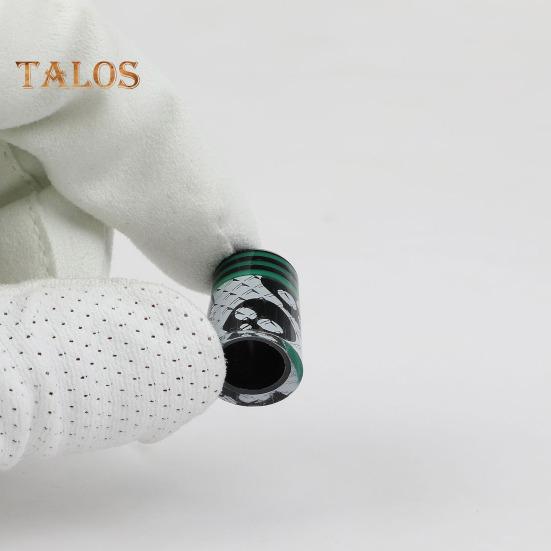 Ferule de golf, inele plate pentru fier de golf, pentru ferule de club de golf cu vârf conic de 0,370 inch, cu ax cu pană, design craniu