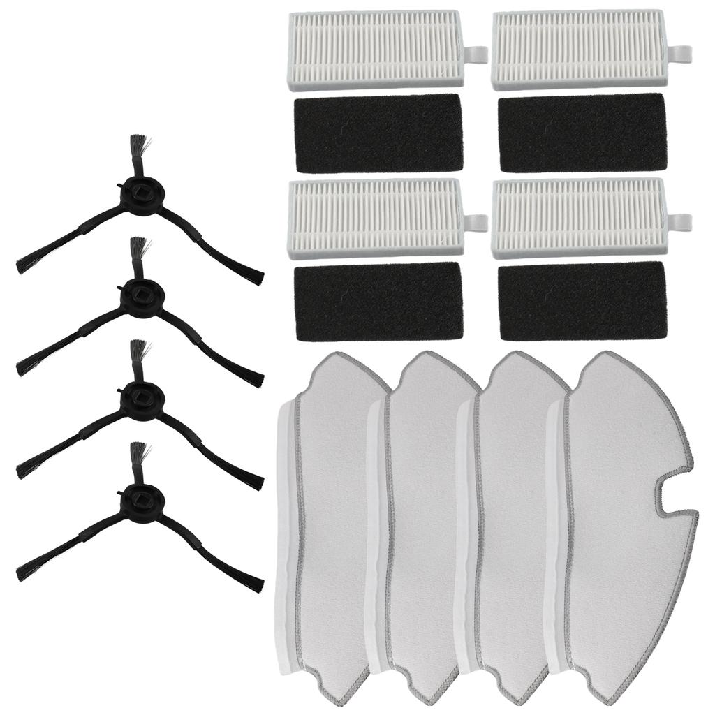 1 Set For M1 / For Trouver M1 Mop Cloths Side Brushes Kit Vacuum Cleaner Accessories Household Cleaning Spare To Replace