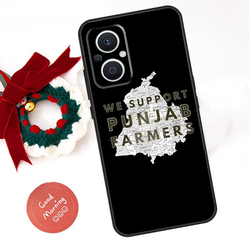 Punjab Map Outline Funda For OPPO Reno 14F 14 13 12 11 10 Pro 11F 12F 13F 7 8 Lite OPPO Find X8 X5 X9 Pro Case