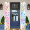 Porch Sign Panda Courtyard 1 Pair Polyester 30.48x179.83cm Indoor Outdoor Decor