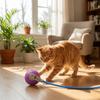 Adjustable Pet Automatic Rolling Ball Small Tail Interactive Cat Toys  Energy-Consuming